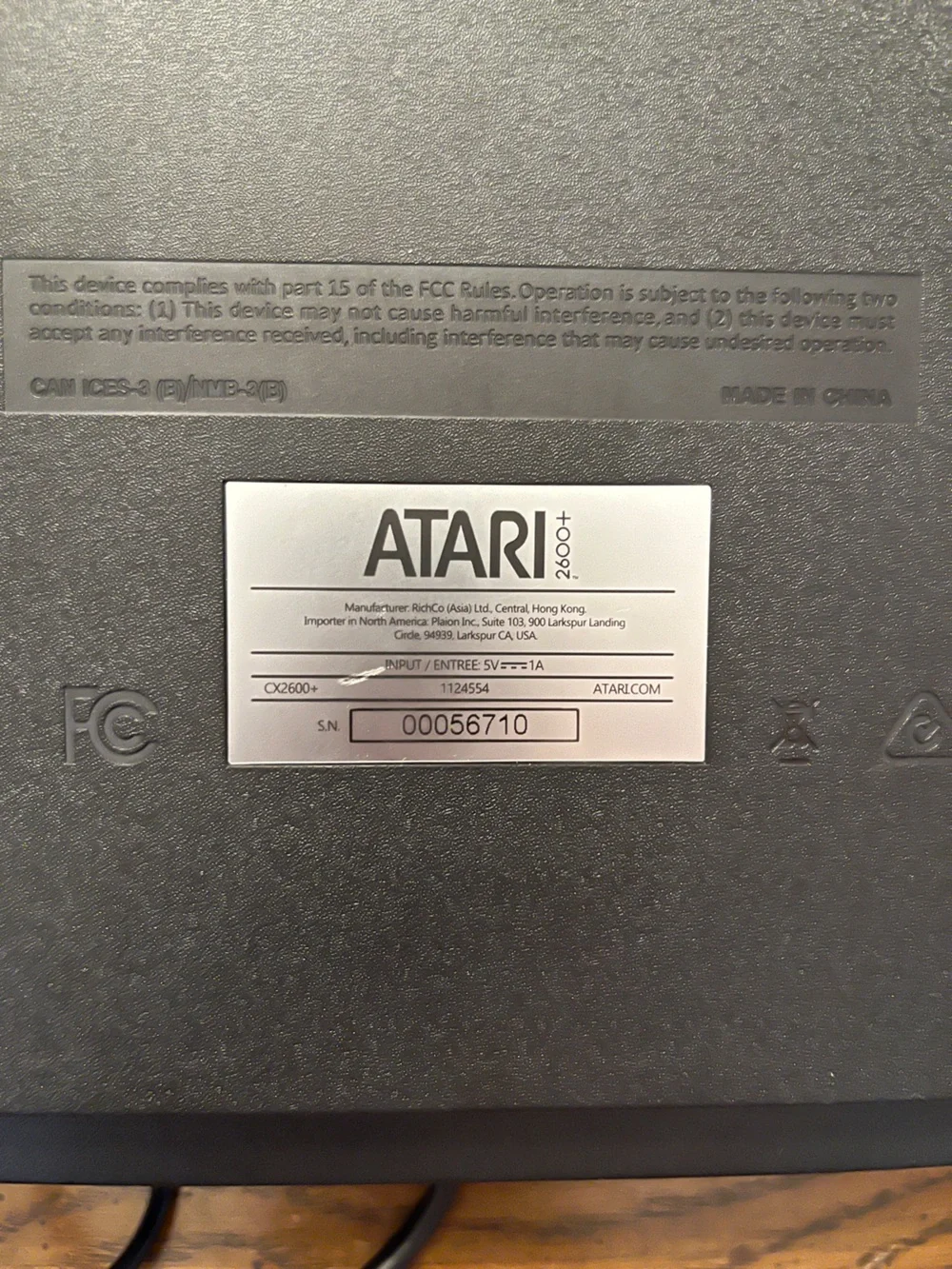 ATARI 2600+ CONSOLE & JOYSTICK and GAME